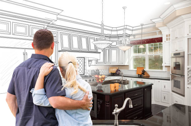 Professional Kitchen Remodeling technician working in Towson, MD